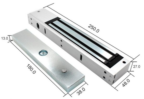 280kg magnetic lock size